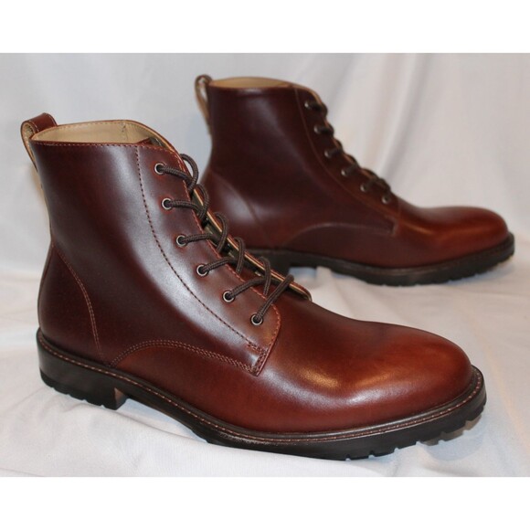 NISOLO MEN'S ALL WEATHER SUEDE BOOTS TERRACOTA BROWN SZ 9 $280 NIB RARE! - Picture 4 of 7